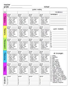 a printable chart with the words in different colors