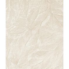 a white wallpaper with leaves on it