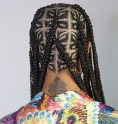 Colored Stitch Braids, Braid Art, Hair Braid Patterns, Braids Ideas, Braiding Styles, Big Box Braids Hairstyles, Goddess Braids Hairstyles, Braided Cornrow Hairstyles, Editorial Hair