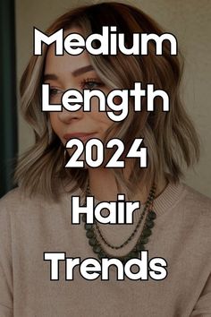 Women Haircolor Ideas, Medium Length Haircut With Color, Angled Shoulder Length Hair, Women’s Hair Trends 2024, Single Color Hair Ideas, 2024 Style Trends Hair, On Trend Hair 2024, Hair For 2024, V Cut Hair Medium Length