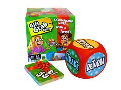 PRICES MAY VARY. The giant die is made of soft foam and is fun to roll, bounce or spin! For groups of up to 25 people of any age. Cards numbered 1-25 are included. Super cute game box looks like a wrapped gift! Game play instructions are printed on the back of the box. Created by a US Veteran The Gift Grab Game adds a new twist to your Christmas holiday gift exchange! Each player brings a wrapped gift and draws a numbered card. When it's their turn, they choose a gift and roll the giant squishy Present Ideas For Family, Game For Christmas, Gift Exchange Game, Amazon Christmas Gifts, White Elephant Gift Exchange, Christmas Party Activities, White Elephant Gift Ideas, Elephant Gift Ideas, Best White Elephant Gifts