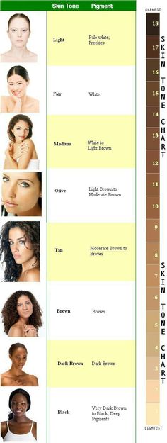 Skin Tone Chart For Writers, Skin Tone Names For Writers, Skin Colour Chart, Skin Types Chart, Skin Tone Chart, Skin Color Chart, Human Skin Color, Craft Hacks, Makeup Kits