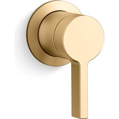 an image of a gold door handle on a white background