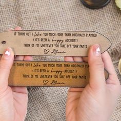 a person holding up a piece of leather that says, it takes you more than ordinary things