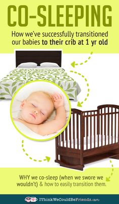 a baby in a crib with the words co - sleeping on it