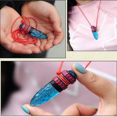 Anime Cosplay Princess Mononoke Hime Amulet Blue Wolf Fangs Necklace Pendant | eBay Handmade Blue Jewelry For Cosplay, Blue Handmade Jewelry For Cosplay, Wolf Fangs, Princess Mononoke Cosplay, Mononoke Hime, Blue Wolf, Cosplay Tutorial, Amulet Necklace