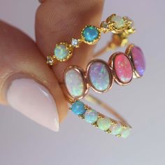 Hunter Character, Opal Stone Ring, Dream Wishlist, Bijoux Art Nouveau, Account Management, Ring Inspo, Opal Band, Washing Hands, Jewellery Inspiration