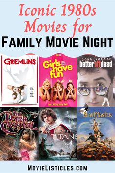 movies with the title iconic 80s movies for family movie night