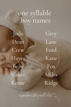 a baby wrapped in a blanket with the names of its babies