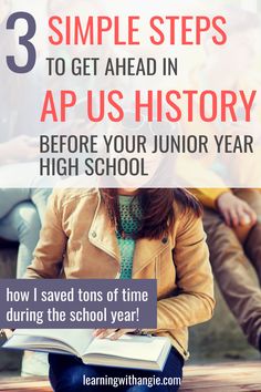 These simple AP US History tips helped me get ahead over the summer and save tons of time during the school year! I learned how to study for AP US History and take effective AP US History notes by just spending a little time each day! #highschooltips #studytipsforhighschool #apclassestips High School Sophomore Tips, Study Tips For High School, Final Exam Study Tips, Student Life Quotes, Ap History, Junior Year High School, University Students Life