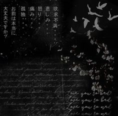 a black and white photo with chinese writing on the bottom right corner is an image of birds flying in the sky