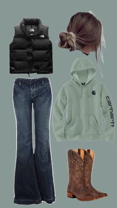 2023 Fall Clothing Trends Women, Southern School Outfits, First Day Of School Outfit Western, Back To School Outfits Western, Country Girl Fall Outfits, Country Girl Outfits Aesthetic, Aesthetic Country Outfits, Western Fall Outfits For Women, Cute Western Clothes