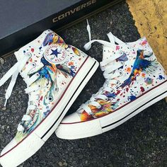 Hummingbird Watercolor, Painted Converse, Hummingbird Painting, Custom Painted Shoes, Painted Sneakers, Mens Valentines Gifts, Custom Converse, Hand Painted Shoes, Shoes Custom