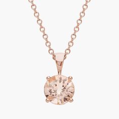 Layer on style that never fades with this 14k rose gold pendant necklace anchored by a blushing round morganite gemstone that evokes the nostalgic romance of endless summer sunsets. Rose Gold Pendant Necklace, Morganite Gemstone, Anchor Necklace, Precious Gemstones Jewelry, Rose Gold Pendant, Endless Summer, Gold Pendant Necklace, Morganite, Semi Precious Gemstones