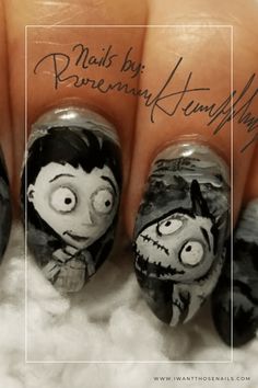 Frankenweenie Nails Test Tube