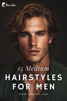 Elevate your look with medium hairstyles for men that are easy to style and effortlessly cool. Men Large Forehead Hairstyle, Tapered Long Hair Men, Long Ish Hair Men, Hairstyles For Men With Fine Hair, Men’s Hairstyles Medium To Long, Guy Medium Length Hair, Men’s Long Hairstyles Wavy, Men’s Medium Haircuts, Men’s Hair Medium Length