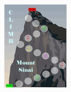 a poster with the words climb on it