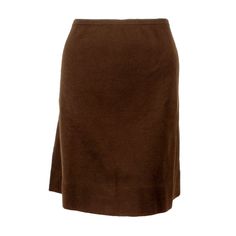 Size: 14 Please Refer to Measurements to Ensure a Good Fit: Waist: 26: un-stretched, 28" stretched Hip: 36" Length: 19" Skirt Png, Rudi Gernreich, 70s Skirt, Png Clothes, Extra Outfits, Knit Mini Skirt, Tan Skirt, Brown Outfit, Brown Skirts