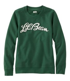 Women's L.L.Bean 1912 Sweatshirt, Crewneck Logo | Sweatshirts & Fleece at L.L.Bean Gift Wishlist, Camping Hoodie, Flattering Jeans, Classic Sweatshirt, Crewneck Style, Camping Outfits, Cozy Pullover, Sweatshirt Crewneck, Logo Sweatshirt