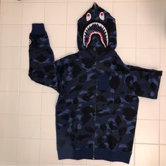 Bape Full Zip Hoodie, Bape Jacket, Double Hoodie