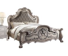 Jazlyn Rococo Style King Bed Gorgeous Bedrooms Luxury, Classic Luxury Bedroom, Bed Png, Modern King Bed, Luxury Bedroom Sets, Gorgeous Bed, Eastern King Bed, Hiasan Bilik Tidur, Yellow Bedding