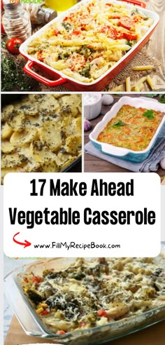 17 Make Ahead Vegetable Casseroles recipe ideas. Easy healthy dishes with fresh veggies as a side dish for Christmas or Thanksgiving meals. Make Ahead Freezer Vegetables, Chicken Veggie Pasta Casserole, Vegetable Casserole Recipes Make Ahead Thanksgiving Side Dishes, Healthy Thanksgiving Casserole, Vegetable Bake Casserole, Meat And Veggie Casserole Recipes, Thanksgiving Veg Side Dishes, Make Ahead Vegetarian Casseroles, Healthy Casserole Vegetarian