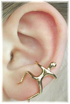 Man Ear Cuff by ChapmanJewelry on Etsy, $30.00 Wrap Earrings, Gold Ear Cuff, Silver Ear Cuff, Ear Cuffs, Ear Jewelry, Piercing Jewelry, Cute Jewelry, Gold Vermeil, Shopping Cart