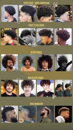 Hair Twists Black, Afro Fade, Afro Hairstyles Men, Natural Hair Men, Male Haircuts Curly, Black Hair Cuts, Curly Hair Fade