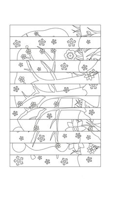 a coloring page for children to color