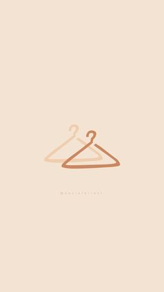 an image of a hanger with the letter t on it's side, in brown