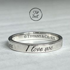 Tiffany & Co. Retired Notes "I Love You" Ring - Sterling Silver - Size 5.5 Great Preloved Condition. Freshly Polished And With Beautifully Patina. Minimal Surface Scratches. Ships Same/Next Day Offers Welcome O For Price Drops Bundle Multiple Items For Discount And Only Pay Shipping Once New To Poshmark? Sign Up With Code Tkcrum7 & Save $10 On Your First Purchase! Your Purchase Will Arrive Wrapped In A Tiffany Blue Box With Bow. This Famed Packaging Dates Back To 1886. Also Includes Tiffany Dust Bag And Gift Bag. Love, Jewelry, Classic, Luxury, Every Day, Essential, Statement, Staple, I Do, Bride, Mom, Sister, Daughter, Friend, Charming, Valentine, Christmas, Birthday, Mo I Love You Ring, Tiffany Blue Box, Minimal Surface, Jewelry Classic, Love Jewelry, Blue Box, Tiffany Blue, Womens Jewelry Rings, Christmas Birthday