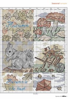 Gallery.ru / Фото #11 - Cross Stitch Collection 253 - tymannost Cross Stitch For Kids, Beautiful Cross Stitch, Cross Stitch Bird, Mini Cross Stitch, Cross Stitch Baby