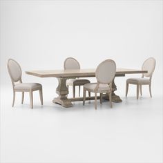 an image of a dining table and chairs