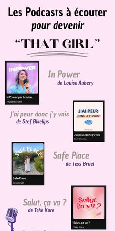 Une liste de podcast inspiration pour la vie quotidienne ! Study Plan, Glow Up Tips, True Feelings, Self Control, Life Planner, Self Development, Glow Up?, Podcast, Affirmations