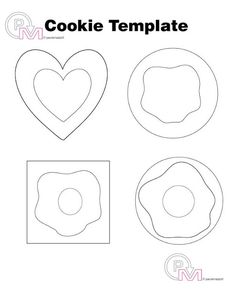 the cookie templates are ready to be cut out and put into placemats