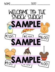 the sample sample is shown in this printable activity for students to learn how to write and