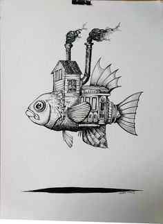 Arte Doodle, Tinta China, Desenho Tattoo, Arte Sketchbook, Dessin Adorable, Arte Animal, Ink Illustrations, Illustration Inspiration, Pen Art