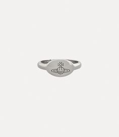 Tilly Ring in Platinum | Vivienne Westwood® Vivienne Westwood Ring Silver, Vivienne Westwood Ring, Hogwarts Dr, Italian Charms, 21 Birthday, Ring Watch, Funky Jewelry, Into The Future, Recycled Silver