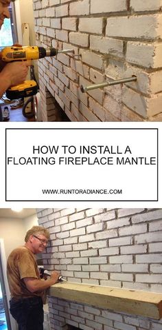 how to install a floating fireplace mantle in the living room with instructions on how to install a floating fireplace mantel