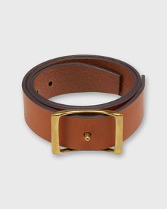 1.75" Conroy Belt in Cognac Leather | Shop Ann Mashburn Ann Mashburn, Unlacquered Brass, Dramatic Look, Brass Buckle, Leather Shops, Brass Hardware, Free Bag, Minimalist Fashion, Belt Buckles