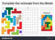 complete the rectangle from the details puzzle