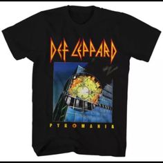 Brand New Def Leppard T-Shirt Band Rock N Roll 80s Def Leppard Shirt, Def Leppard Pyromania, Finding My Aesthetic, Hair Metal Bands, Steve Clark, Rick Savage, Phil Collen, Joe Elliott, Band Rock