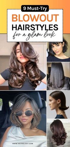 Looking to elevate your hair game with a blowout? Discover 9 trending blowout hairstyles that are perfect for every occasion in 2024! Whether you want sleek straight locks or bouncy, voluminous curls, this post has got you covered. Plus, learn how to achieve the classic 90s blowout at home with easy-to-follow steps. Ready to turn heads with a fresh, polished style? Head to the blog and get all the details on creating the perfect blowout! Dry Bar Hairstyles Perfect Blowout, Easy Blowout Hairstyles, Blowout Styles, Short Hair Blowout, Blowout Hairstyles, Blowout At Home, Blowout Curls, The Perfect Blowout, Blowout Hair Tutorial