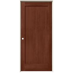 1-Panel flat door has simple, clean lines to accommodate a wide range of architectural styles. ProCore solid particle board interior core reduces sound transmission by up to 50 percent compared to a hollow core interior door. Stained door has the rich, warm look of wood, with less maintenance. Factory applied stain is brushed on and finished with a clear, protective coating. Door is prehung in frame for easy installation. Right-hand is when the knob is on the right and the door opens toward you. Interior Doors Stained, Chocolate Stains, Black Interior Doors, Bifold Closet Doors, Prehung Interior Doors, Stained Doors, Satin Nickel Hardware, Prehung Doors, Door Molding