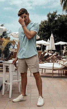 Stylish Beach Outfits Men, Men’s Florida Style, Men’s Vacation Style 2023, Mens Clothing Styles Athletic, Men Outfits Vacation, Mens Summer Vacation Outfits, Mens Summer Clothes Casual, Large Men Fashion Summer, Men Vacation Outfits Summer