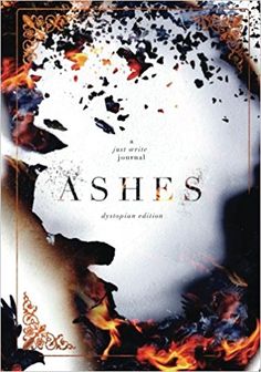 the cover of ashes, with an image of a woman's face on fire