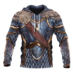 Mithril Armor, Vikings Tattoo, Basic Streetwear, Vikings Gifts, Men's Pullover, Hoodies Men Pullover, Designer Streetwear, Vibrant Artwork