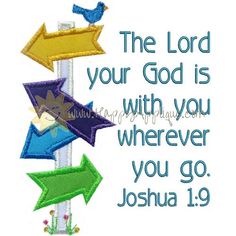 the lord is with you wherever you go