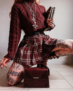 PR| Never got round to sharing these Dark Academia looks from @disturbia 📖🥀 If you scroll back a bit you'll find the styling reel of this look ☺️ #disturbiacommunity Outfits To Find Your Style, Cute Female Outfits Aesthetic, Dark Academia Meets Boho, Punk Christmas Outfits, Victorian Era Fashion Modern, Ethereal Core Outfits, Modern Victorian Fashion Women, Red Dark Academia Outfit, Pastel Punk Aesthetics