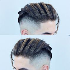 Mens Haircuts Medium, Mens Hairstyles Fade, Pompadour Hairstyle, Medium Length Hair Men, Men Haircut Styles, Cool Hairstyles For Men, Corte De Cabelo Masculino, Undercut Hairstyles